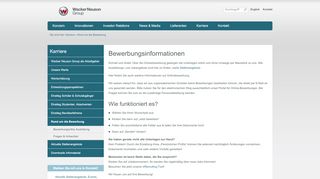 
                            6. Rund um die Bewerbung - Wacker Neuson Group