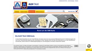 
                            2. Rund um die SIM-Karte | ALDI TALK
