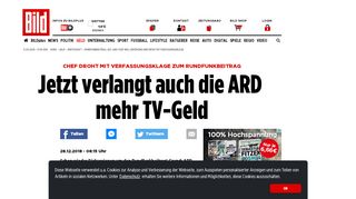 
                            7. Rundfunkbeitrag, GEZ: ARD-Chef will Erhöhung und droht mit ...
