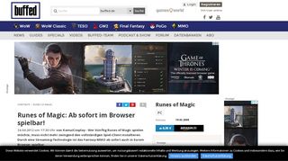 
                            10. Runes of Magic: Ab sofort im Browser spielbar! - Buffed