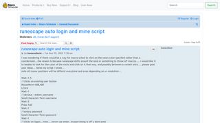
                            6. runescape auto login and mine script - Macro Scheduler Forums