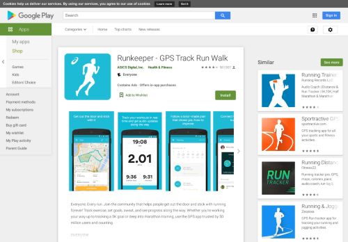 
                            13. RunKeeper - GPS Följ Spring Gå – Appar på Google Play