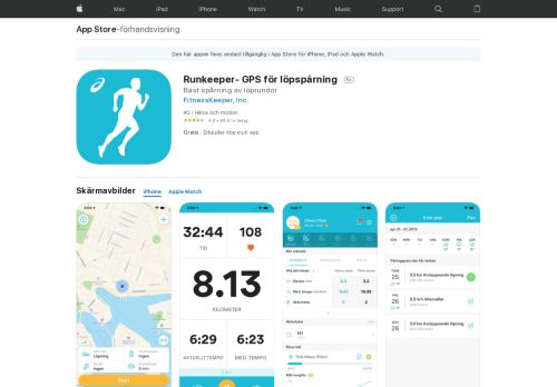 
                            11. Runkeeper- GPS för löpspårning i App Store - iTunes - Apple