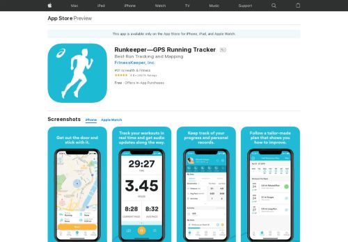
                            6. Runkeeper—GPS Running Tracker on the App Store - iTunes - Apple