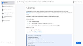 
                            13. Running a Node.js Container in Kubernetes with ... - Google Codelabs