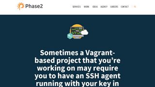 
                            8. Running an SSH Agent with Vagrant - Phase2 Technology