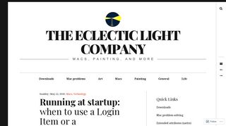 
                            2. Running at startup: when to use a Login Item or a LaunchAgent ...