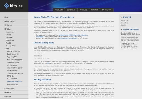 
                            2. Running Bitvise SSH Client as a Windows Service | Bitvise