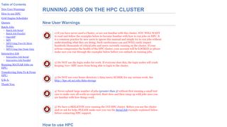
                            10. RUNNING JOBS ON THE HPC CLUSTER - UCI HPC Cluster
