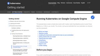 
                            8. Running Kubernetes on Google Compute Engine - Kubernetes