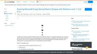 
                            9. Running Minecraft Forge Server/Client in Eclipse with Pixelmon mod ...