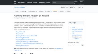 
                            2. Running Project Photon on Fusion · vmware/photon Wiki · GitHub
