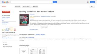 
                            8. Running QuickBooks 2007 Premier Editions
