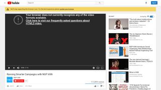 
                            5. Running Smarter Campaigns with NGP VAN - YouTube