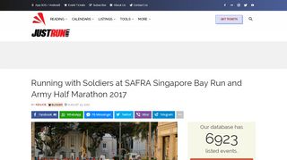 
                            13. Running with Soldiers at SAFRA Singapore Bay Run and Army Half ...