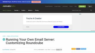 
                            3. Running Your Own Email Server: Customizing Roundcube