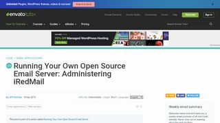 
                            10. Running Your Own Open Source Email Server: Administering iRedMail