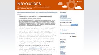 
                            8. Running your R code on Azure with mrsdeploy (Revolutions)