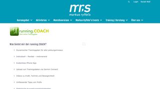 
                            4. RunningCoach – Markus Ryffels