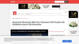 
                            2. Runtastic Mountain Bike Pro: Premium GPS-Tracker für Radfahrer ...