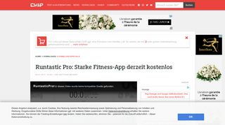 
                            7. Runtastic Pro: Starke Fitness-App derzeit kostenlos - CHIP