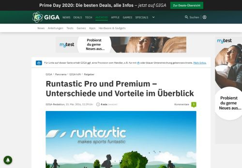 
                            10. Runtastic Pro und Premium – Unterschiede und Vorteile im Überblick ...