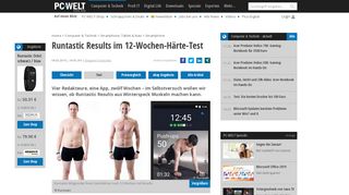 
                            5. Runtastic Results im 12-Wochen-Härte-Test - PC-WELT