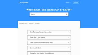 
                            7. Runtastic – Runtastic Help