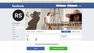 
                            3. RunwaySale - Home | Facebook