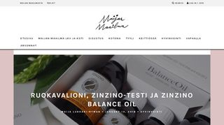 
                            13. Ruokavalioni, Zinzino-testi ja Zinzino balance oil – Maijan Maailma