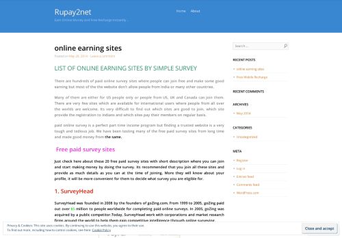 
                            5. Rupay2net | Earn Online Money and Free Recharge Instantly…