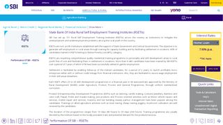 
                            10. Rural Self Employment Training Institutes (RSETIs) - SBI Corporate ...