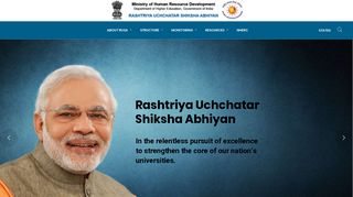 
                            7. RUSA – Rashtriya Uchchatar Shiksha Abhiyan