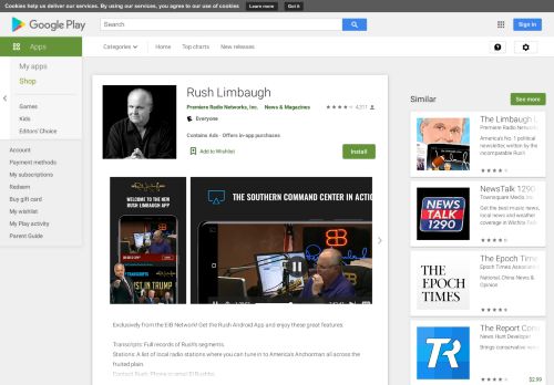 
                            7. Rush Limbaugh - Apps on Google Play