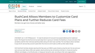 
                            8. RushCard Allows Members to Customize Card Plans and Further ...