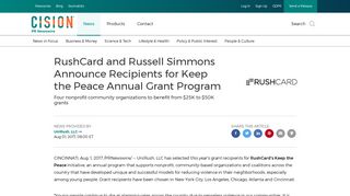 
                            10. RushCard and Russell Simmons Announce Recipients for Keep the ...