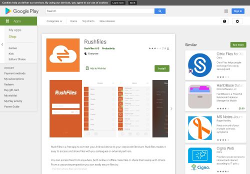 
                            13. Rushfiles – Apps i Google Play