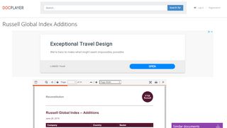 
                            11. Russell Global Index Additions - PDF - DocPlayer.net