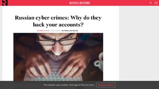 
                            8. Russian cyber crimes: Why do they hack your accounts? - Russia ...