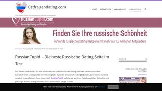 
                            11. RussianCupid - Die beste Russische Dating Seite im Test