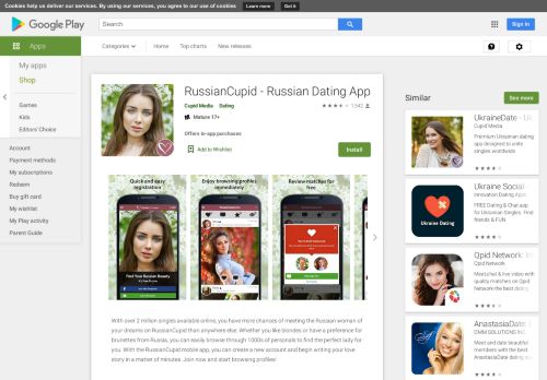 
                            5. RussianCupid - ロシア人との出会い応援アプリ - Google Play のアプリ