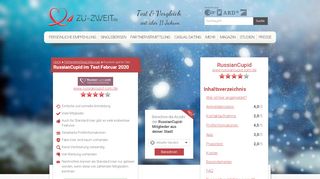 
                            7. RussianCupid Test 2019 - Betrug oder Liebe? - ZU-ZWEIT.de