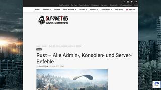
                            1. Rust – Admin-, Konsolen- und Server-Befehle! Hilfe zum Verwalten ...