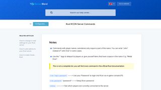 
                            9. Rust RCON Server Commands | ServerBlend Help Articles