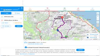 
                            9. Ruta Urbania - San Marino - distancia, duración y coste – ViaMichelin