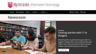 
                            2. RutgersIT - Rutgers University