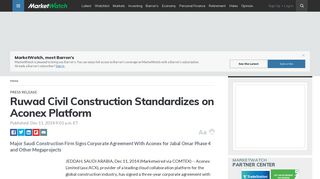 
                            9. Ruwad Civil Construction Standardizes on Aconex Platform ...