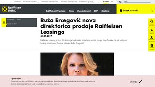 
                            8. Ruža Ercegović nova direktorica prodaje Raiffeisen Leasinga - Vijesti ...
