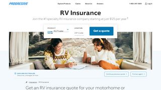 
                            13. RV Insurance: Get a Quote & Join a Leading Company | Progressive