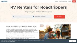 
                            10. RV Rental for Roadtrippers | Mighway